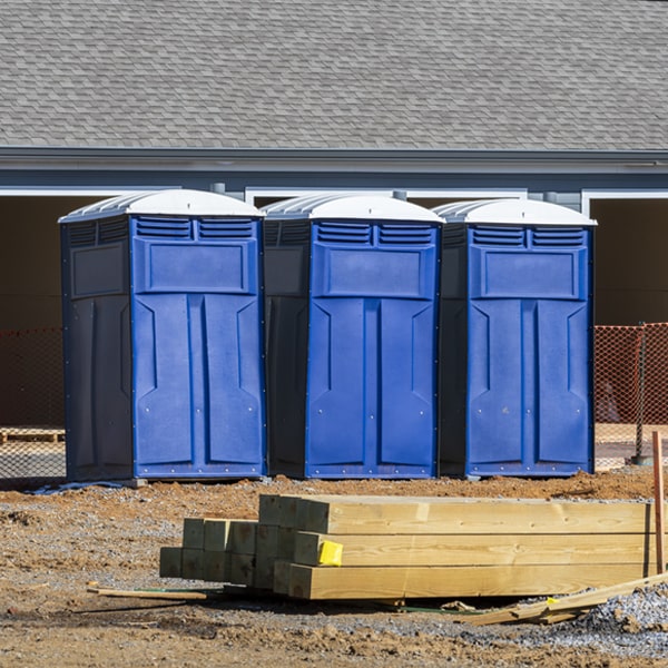 is there a specific order in which to place multiple porta potties in Napa California